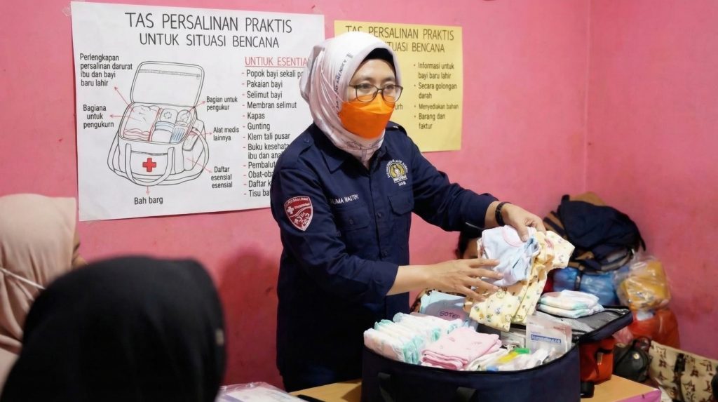 tas persalinan praktis untuk situasi bencana