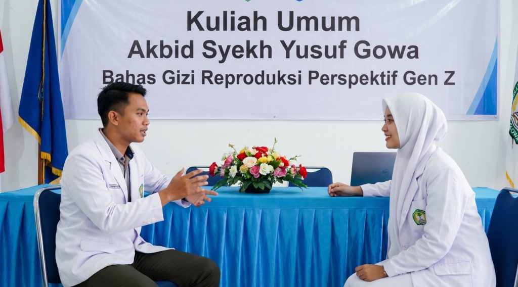 kuliah umum akbid syekh yusuf gowa bahas gizi reproduksi perspektif gen z